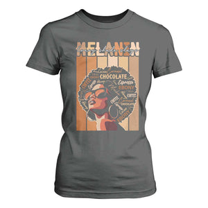 Melanin Every Shade Slays T Shirt For Women Melanin Afro Queen African American Pride TS11 Dark Heather Print Your Wear