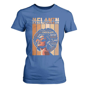 Melanin Every Shade Slays T Shirt For Women Melanin Afro Queen African American Pride TS11 Royal Blue Print Your Wear