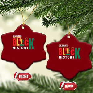 Celebrate Black History Ceramic Ornament African American History Africa Map TS11 Print Your Wear