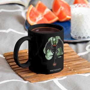 Funny St Patrick's Day Mothman Cryptid Creature Shamrock Coffee Mug TS11 Print Your Wear