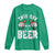 Funny Irish Beer Drinking Long Sleeve Shirt This Guy Needs A Beer Ireland Flag TS11 Irish Green Print Your Wear