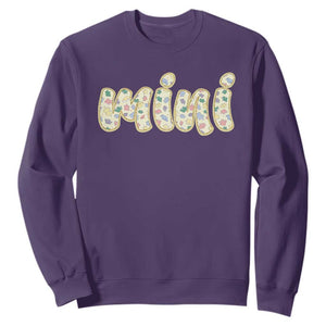 Autism Mini Sweatshirt Autism Awareness Mental Health Puzzle Glitter Print TS11 Purple Print Your Wear