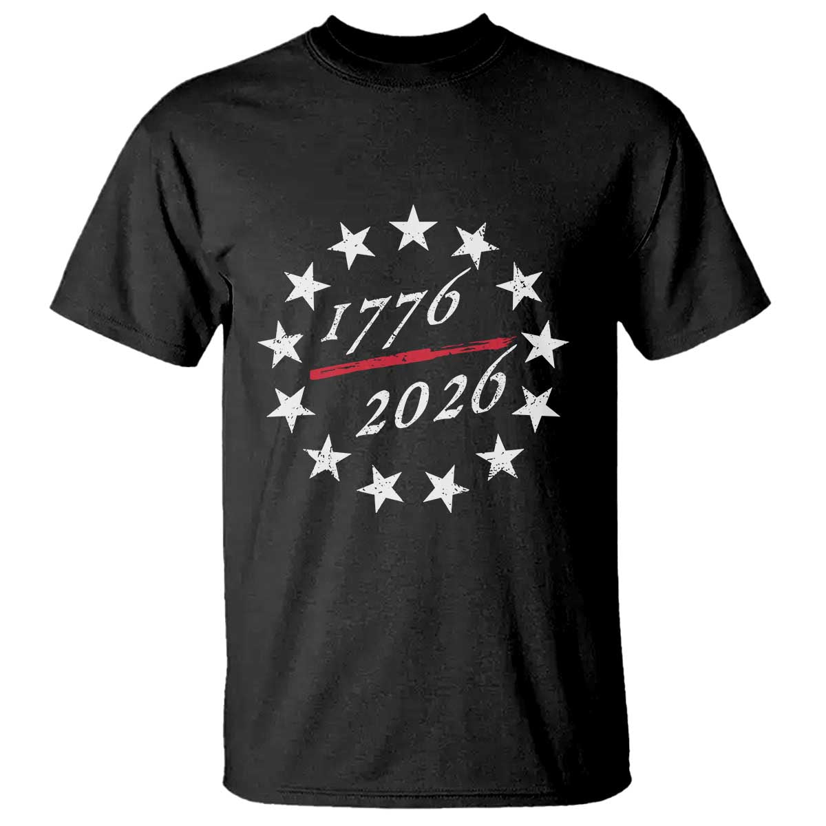 250 Years America Anniversary T Shirt 13 Stars 1776 2026 250th Independence Day TS11 Black Print Your Wear