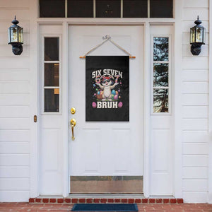 Funny Easter Day Six Seven Bruh Garden Flag 67 Bunny Easter Eggs TS11 Print Your Wear