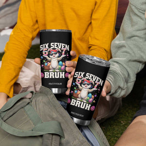 Funny Easter Day Six Seven Bruh Tumbler Cup 67 Bunny Easter Eggs TS11 Print Your Wear