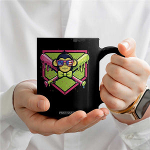 Party Monkey Baseball Drip Funny Animals Lover Coffee Mug TS11 Print Your Wear