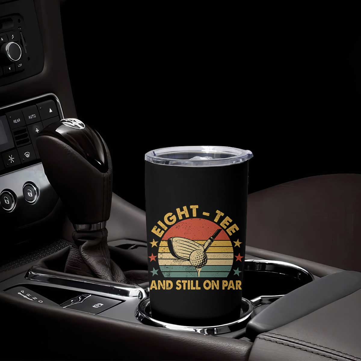 80th Birthday Golf Tumbler Cup Funny Eight Tee And Still On Par 80 Years Old TS11 Print Your Wear