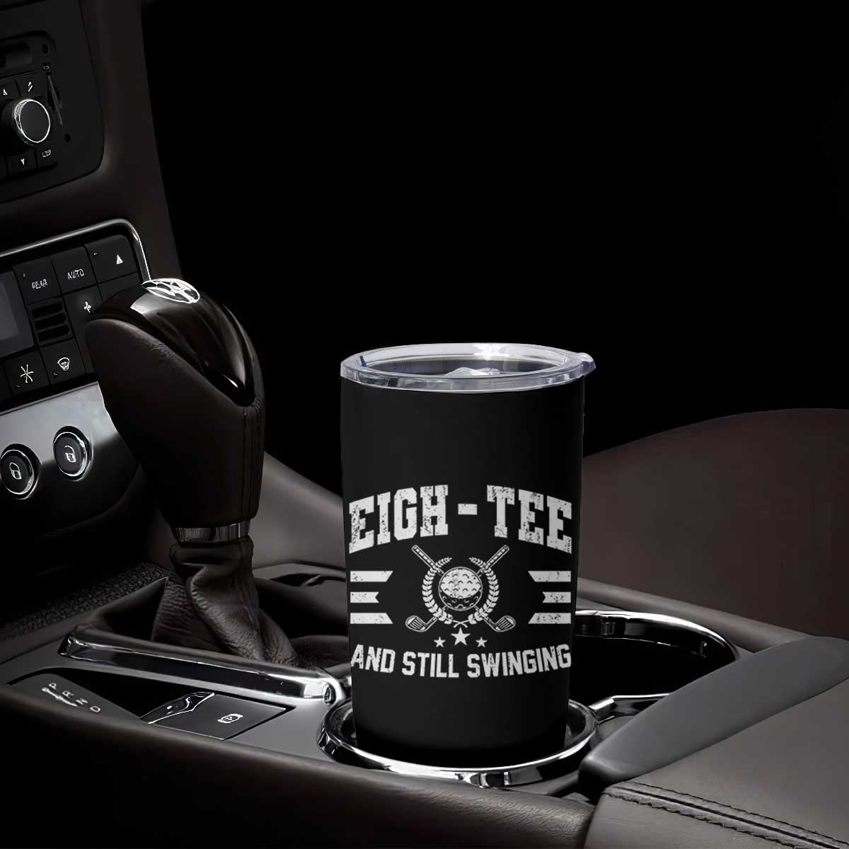 80th Birthday Golf Tumbler Cup Funny Eigh Tee And Still Swinging 80 Years Old TS11 Print Your Wear