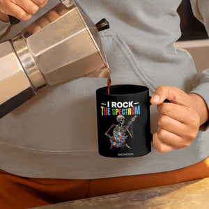 Autism Skeleton Rocker Coffee Mug I Rock The Spectrum Autism Awareness TS11 Print Your Wear