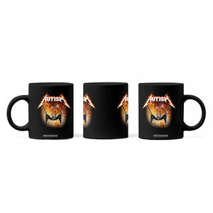 Autism Skeleton Rocker Coffee Mug Hardcore Rock Style Artwork TS11 Print Your Wear