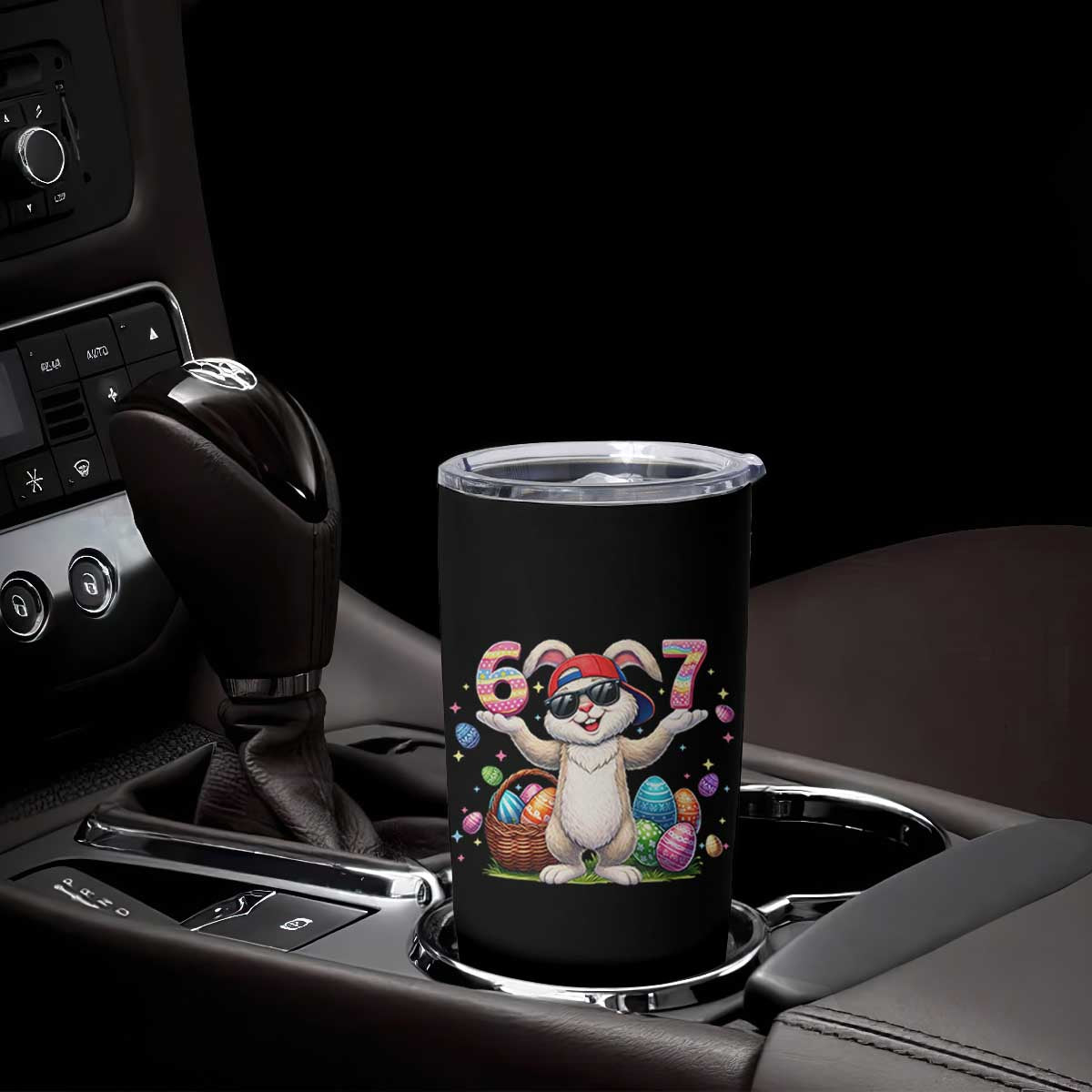 Funny Easter Day Six Seven 67 Bunny Boys Kids Tumbler Cup TS11 Print Your Wear