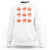 Happy Canada Day Sweatshirt Coquette Orange Bows Maple Leaf TS11 White Print Your Wear