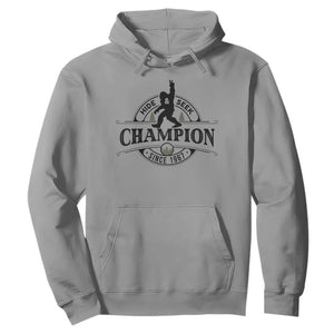 Bigfoot Lover Hoodie Hide And Seek Champion Vintage Sasquatch TS11 Sport Gray Print Your Wear