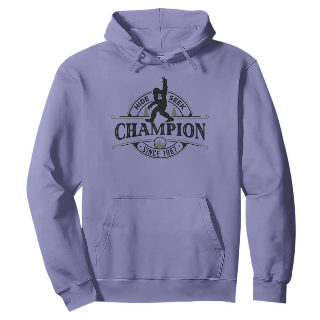 Bigfoot Lover Hoodie Hide And Seek Champion Vintage Sasquatch TS11 Violet Print Your Wear