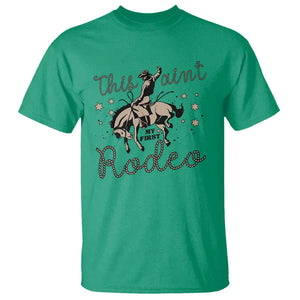 Retro Western Cowboy T Shirt This Ain't My First Rodeo Country Rope TS11 Irish Green Print Your Wear