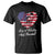 Baseball T Shirt Love Of Country And Base Ball Vintage Heart USA Flag TS11 Black Print Your Wear