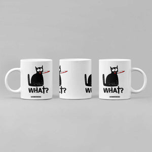 Funny Black Cat Coffee Mug What Kitten Murderous TS11 Print Your Wear