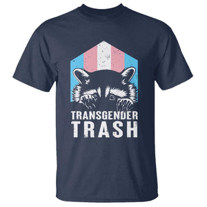 Transgender Trash Raccoon T Shirt LGBT Vintage Rainbow Flag Pride Month TS11 Navy Print Your Wear