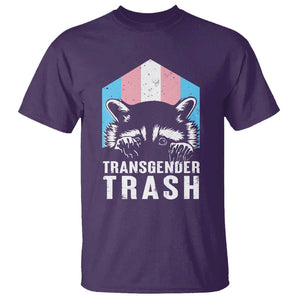 Transgender Trash Raccoon T Shirt LGBT Vintage Rainbow Flag Pride Month TS11 Purple Print Your Wear