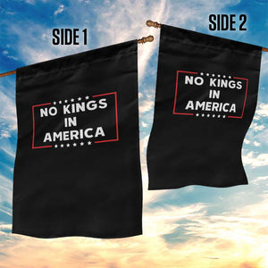 No Kings In America Garden Flag Stars Stripes TS11 Print Your Wear