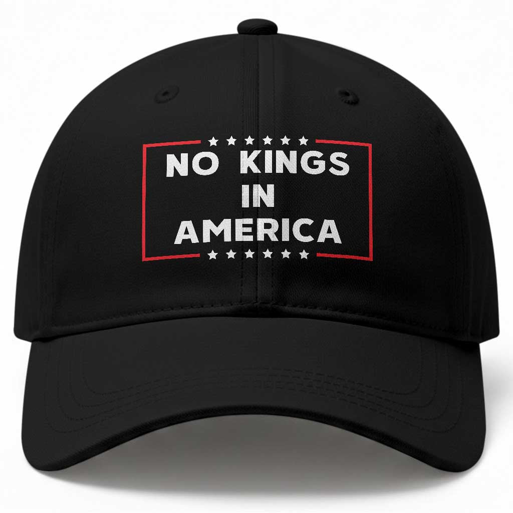 No Kings In America Baseball Cap Stars Stripes TS11 Print Your Wear