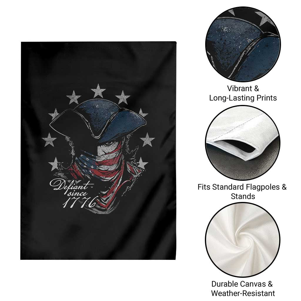 Funny Defiant Since 1776 Garden Flag Minutemen American Revolution TS11 Print Your Wear
