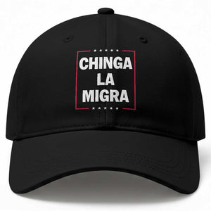 Funny Chinga La Migra Baseball Cap Star Stripes TS11 Print Your Wear