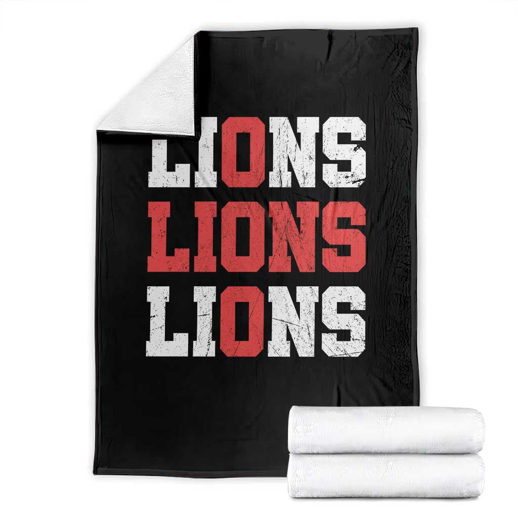 England Lions Soccer English Pride Throw Blanket TS11 Black Print Your Wear