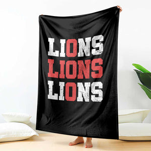 England Lions Soccer English Pride Throw Blanket TS11 Print Your Wear