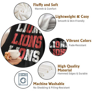 England Lions Soccer English Pride Throw Blanket TS11 Print Your Wear