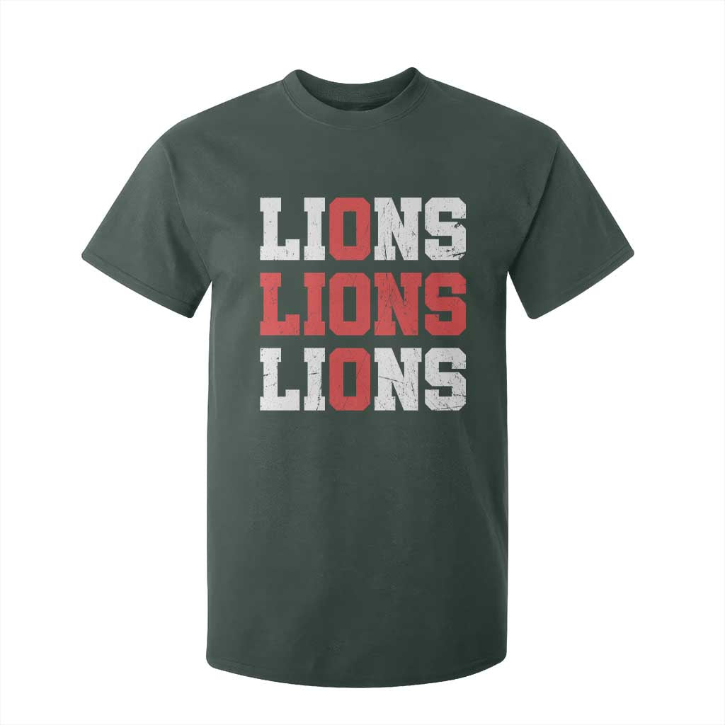 England Lions Soccer English Pride T Shirt For Kid TS11 Dark Forest Green Print Your Wear