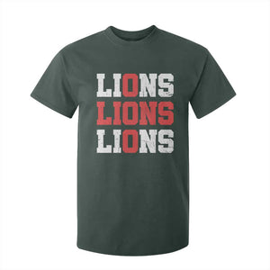England Lions Soccer English Pride T Shirt For Kid TS11 Dark Forest Green Print Your Wear