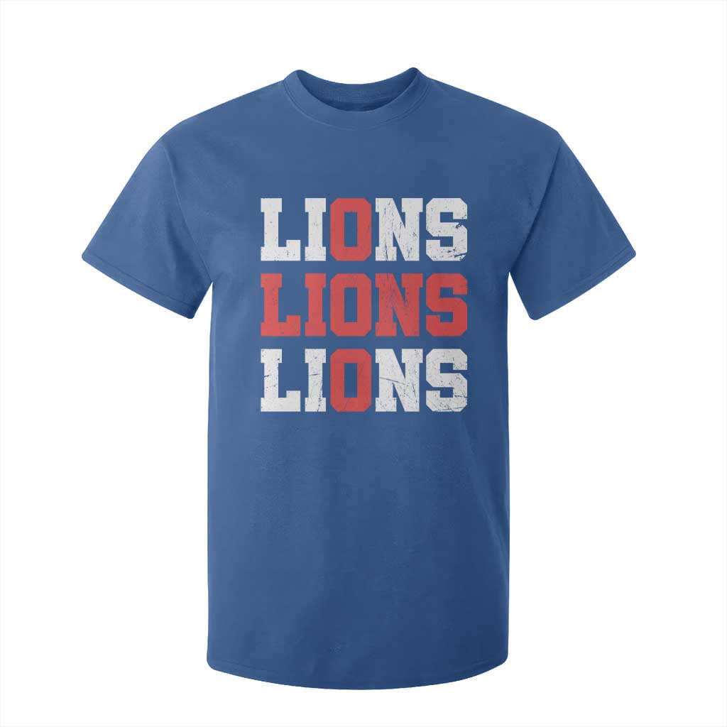 England Lions Soccer English Pride T Shirt For Kid TS11 Royal Blue Print Your Wear