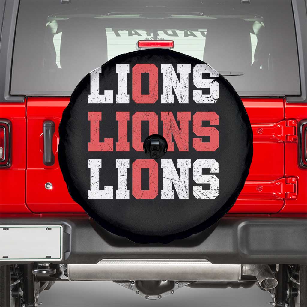 England Lions Soccer English Pride Spare Tire Cover TS11 Black Print Your Wear