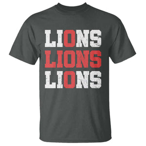 England Lions Soccer English Pride T Shirt TS11 Dark Heather Print Your Wear