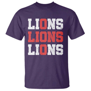 England Lions Soccer English Pride T Shirt TS11 Purple Print Your Wear