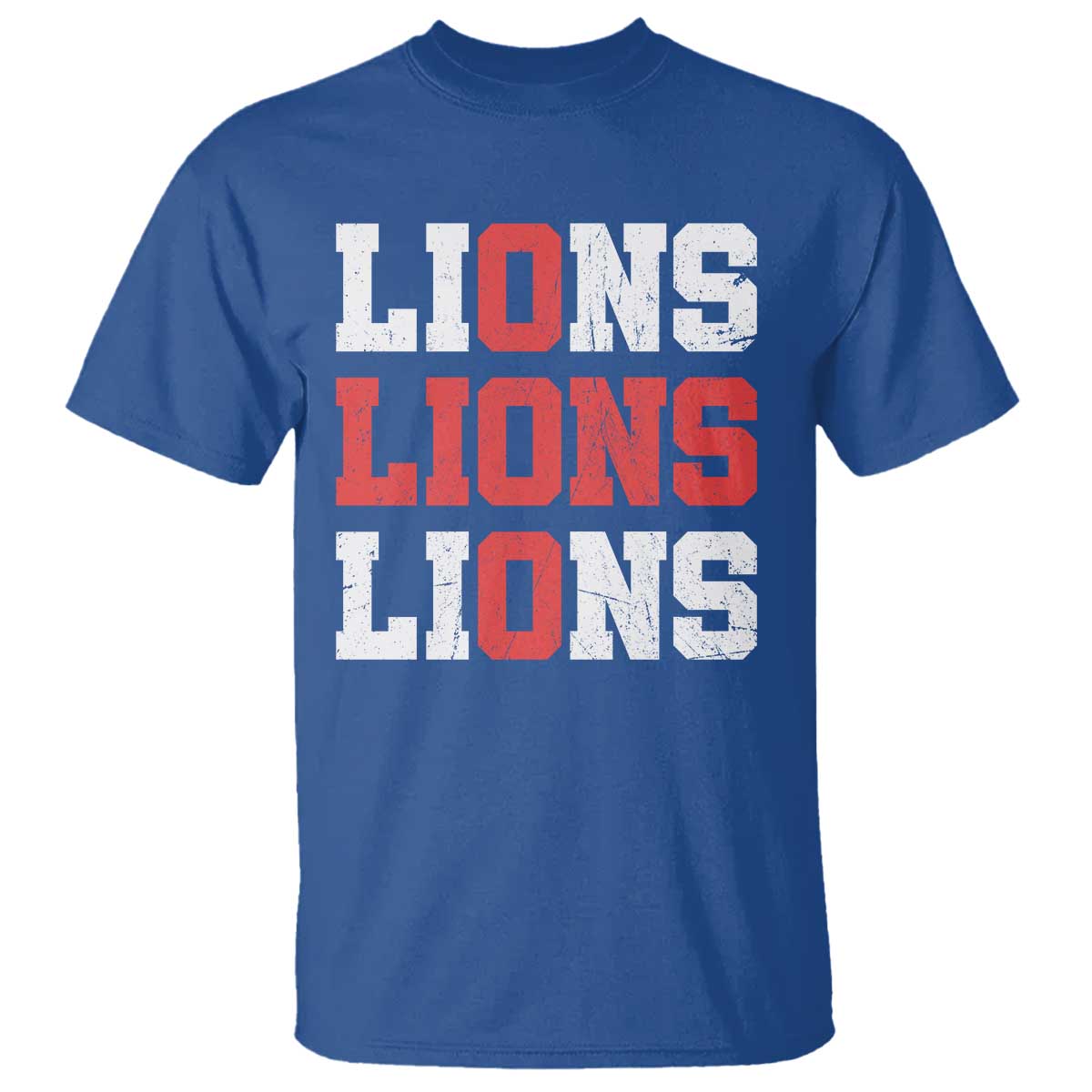 England Lions Soccer English Pride T Shirt TS11 Royal Blue Print Your Wear