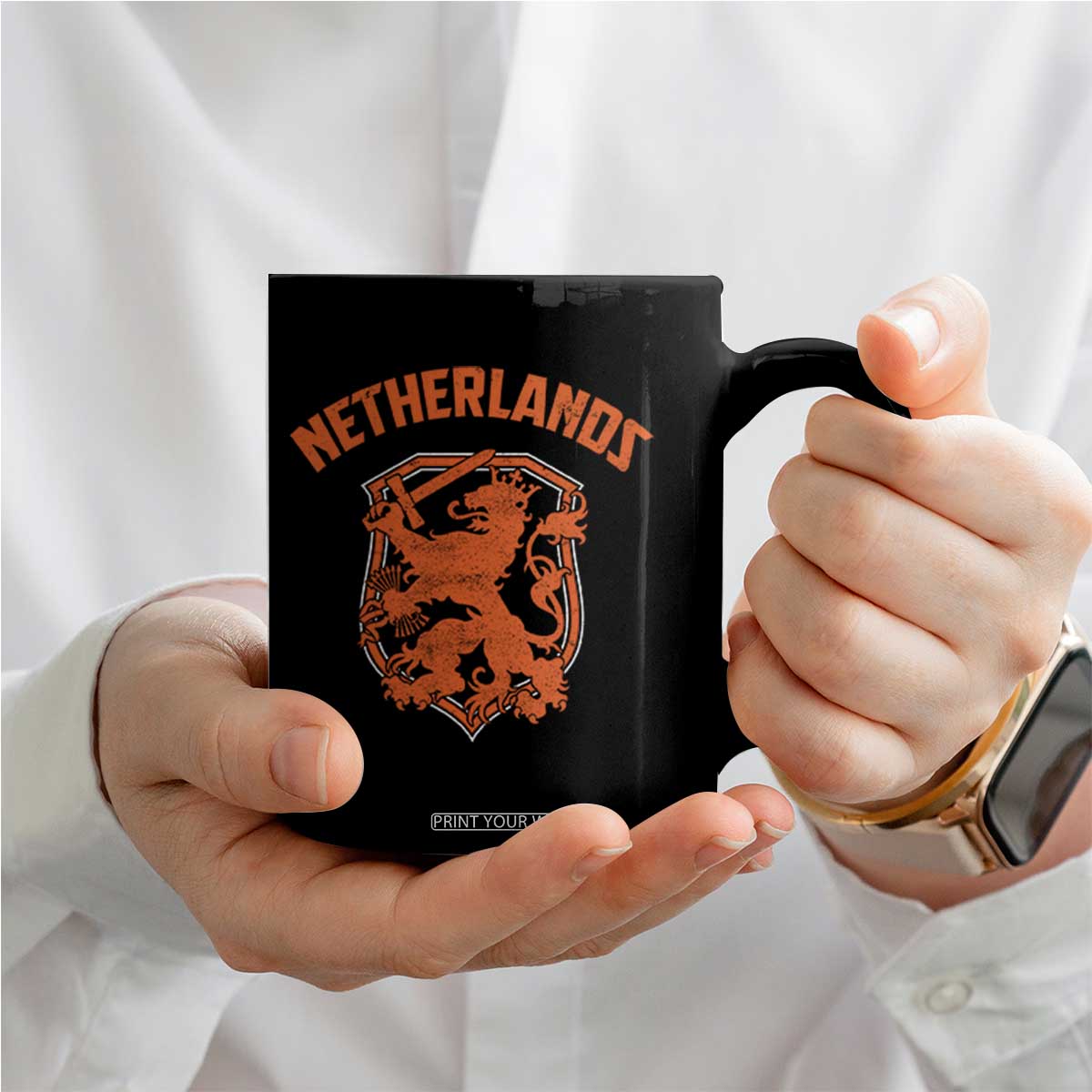Netherlands Dutch Republic Lion Vintage Holland Crest Coffee Mug TS11 Print Your Wear