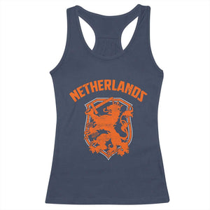 Netherlands Dutch Republic Lion Vintage Holland Crest Racerback Tank Top TS11 Navy Print Your Wear