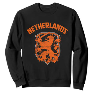Netherlands Dutch Republic Lion Vintage Holland Crest Sweatshirt TS11 Black Print Your Wear