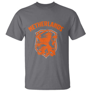 Netherlands Dutch Republic Lion Vintage Holland Crest T Shirt TS11 Charcoal Print Your Wear
