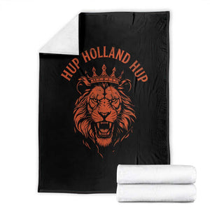 Hup Holland Hup Dutch Orange Lion Netherlands Heritage Throw Blanket TS11 Black Print Your Wear
