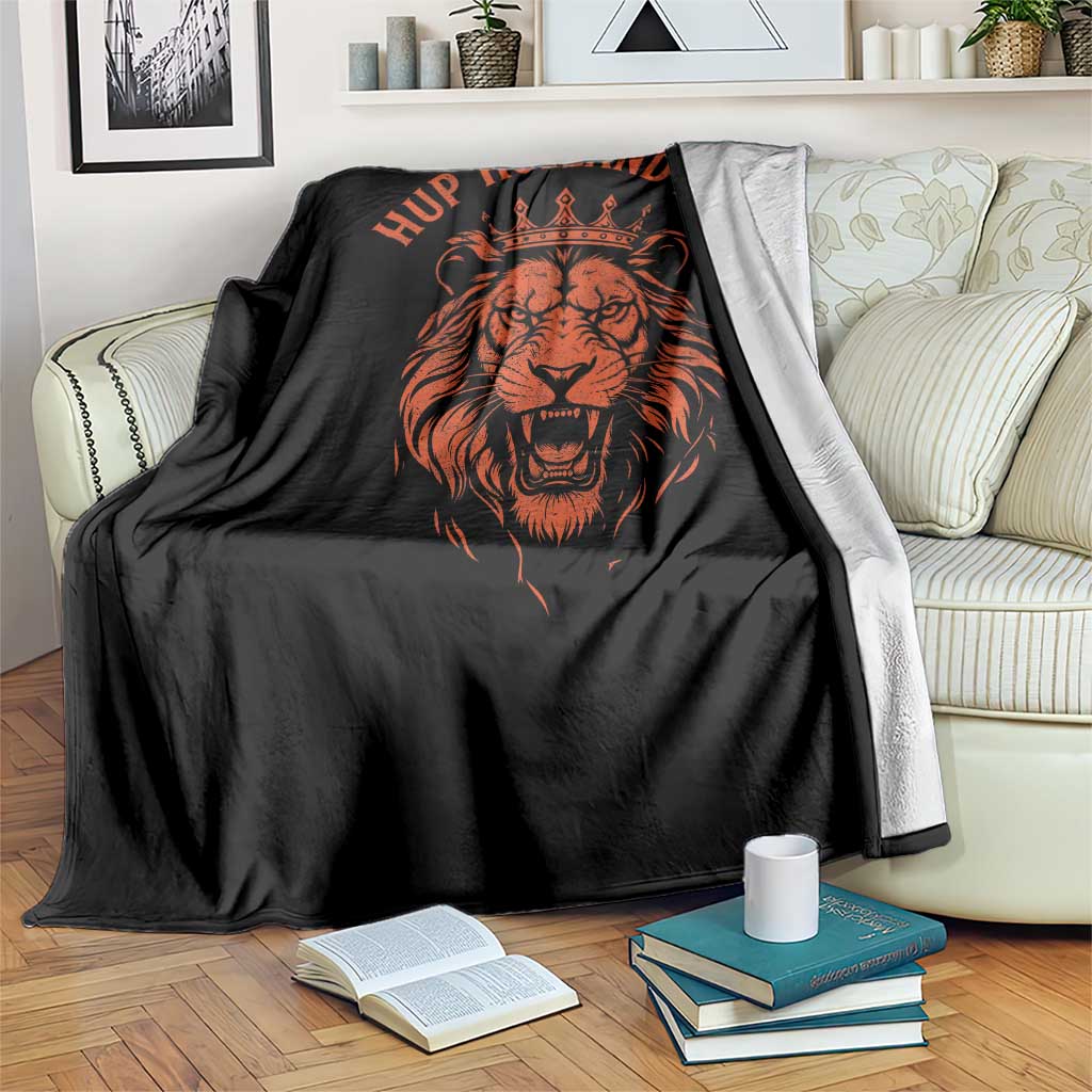Hup Holland Hup Dutch Orange Lion Netherlands Heritage Throw Blanket TS11 Print Your Wear