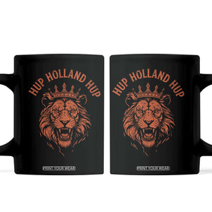 Hup Holland Hup Dutch Orange Lion Netherlands Heritage Coffee Mug TS11 Black Print Your Wear