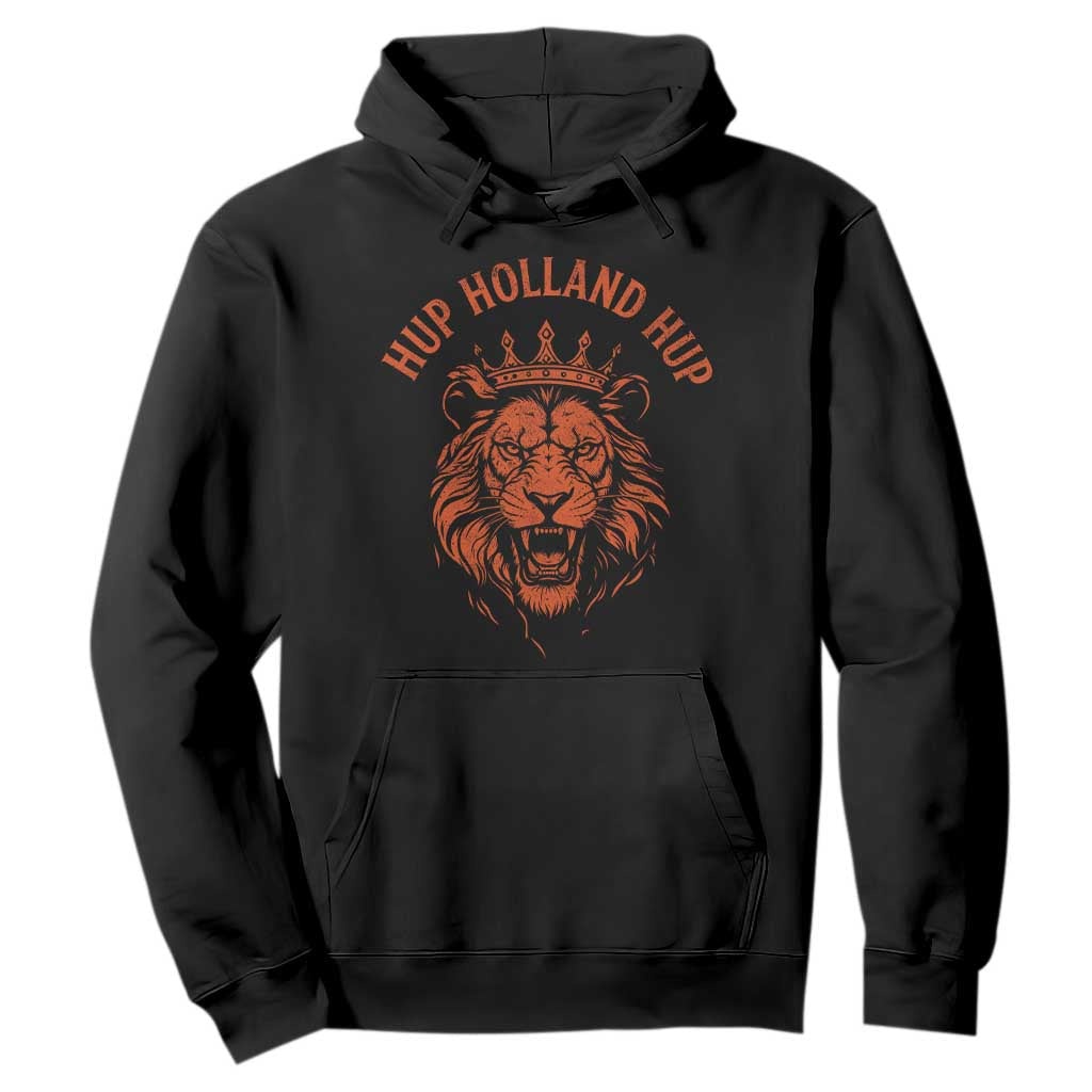 Hup Holland Hup Dutch Orange Lion Netherlands Heritage Hoodie TS11 Black Print Your Wear