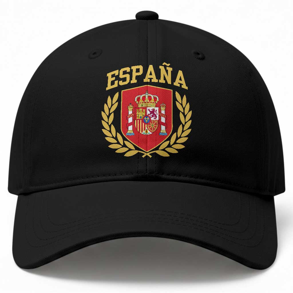 Espana Escudo Retro Spain Coat of Arms Español Baseball Cap TS11 Print Your Wear