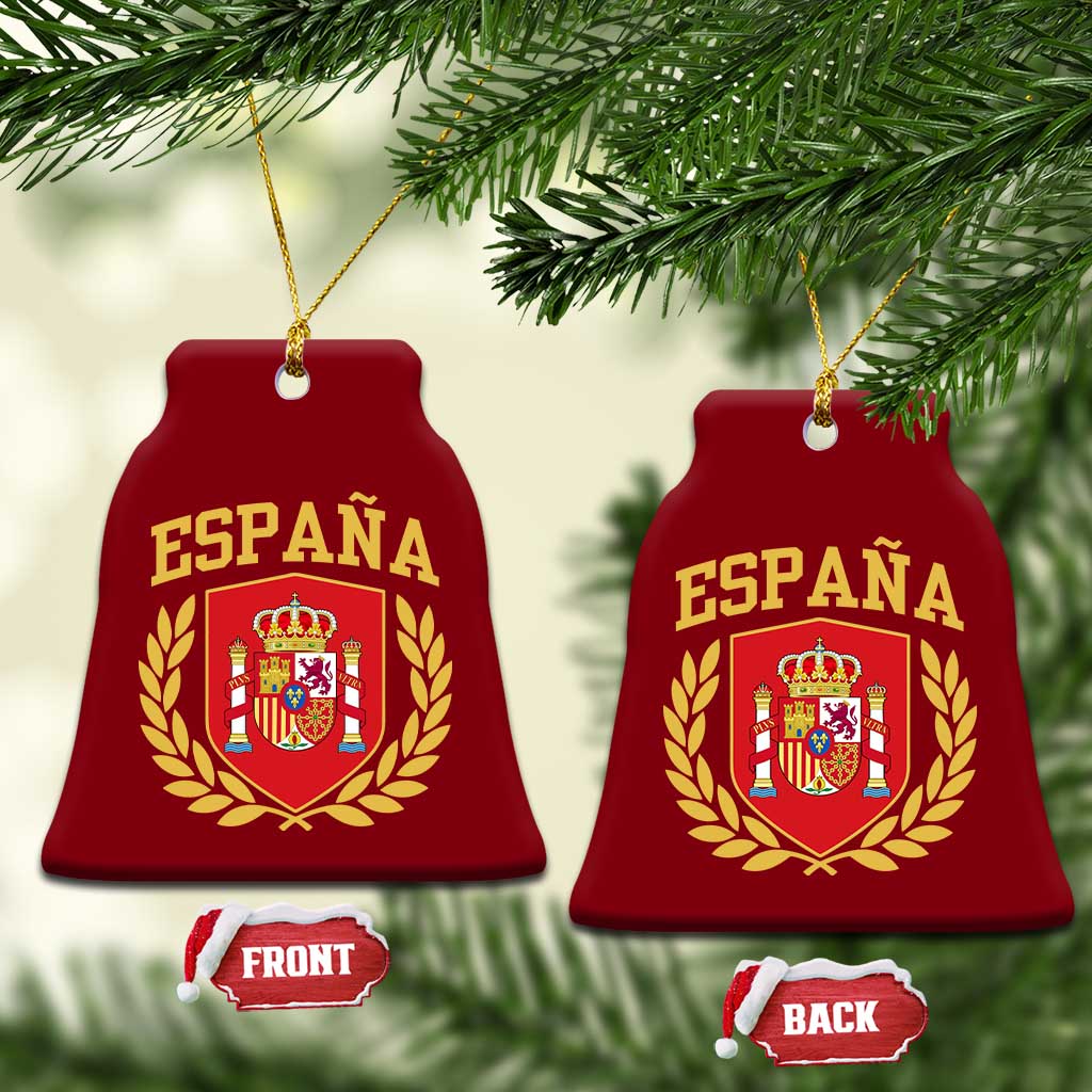 Espana Escudo Retro Spain Coat of Arms Español Ceramic Ornament TS11 Print Your Wear