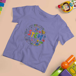 STEM Teacher T Shirt For Kid Science Technology Engineering Math School TS11 Violet Print Your Wear