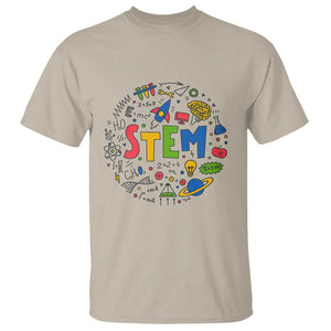 STEM Teacher T Shirt Science Technology Engineering Math School TS11 Sand Print Your Wear