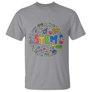 STEM Teacher T Shirt Science Technology Engineering Math School TS11 Sport Gray Print Your Wear